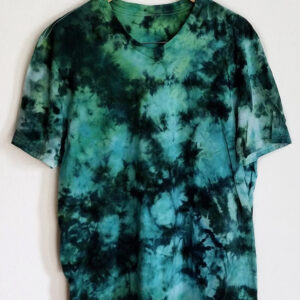 Women’s Green Galaxy Tie-Dye Shirt